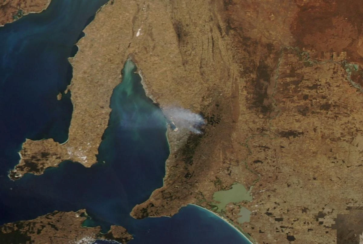 satellite map Adelaide