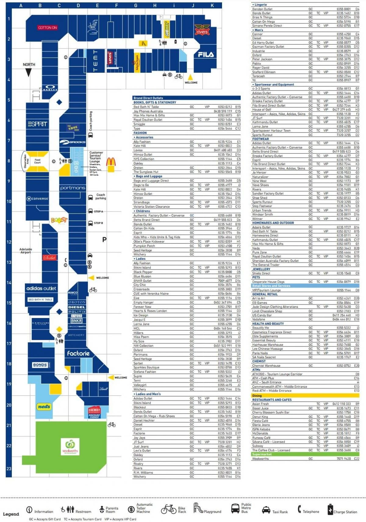 map store Adelaide