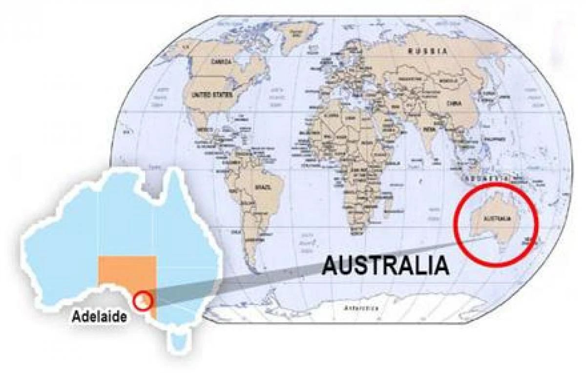 map world Adelaide
