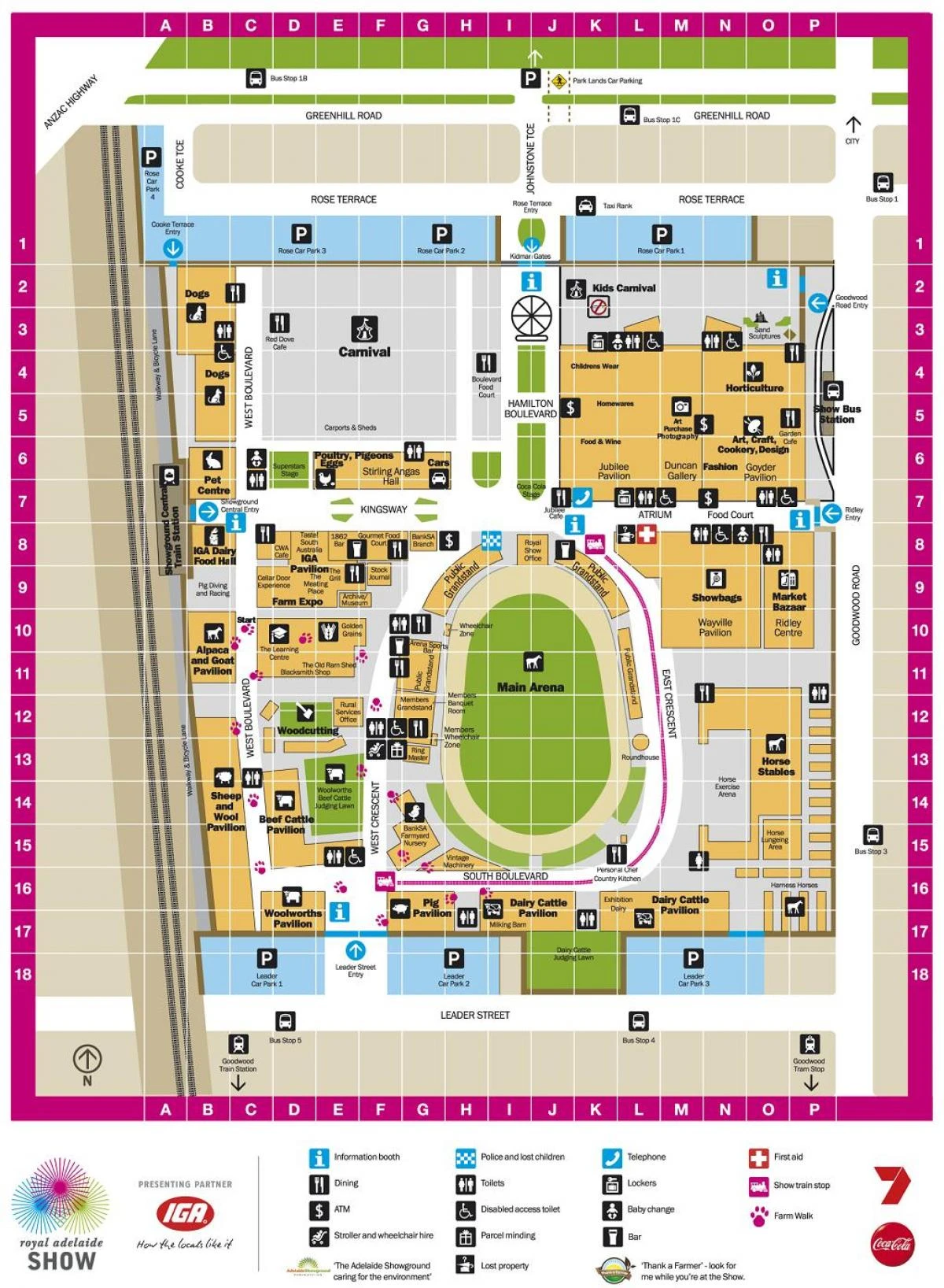 royal Adelaide showgrounds map