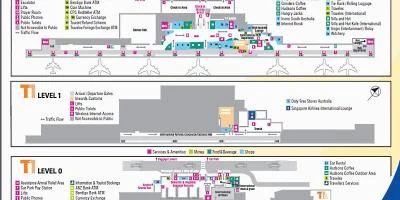 Adelaide international airport map
