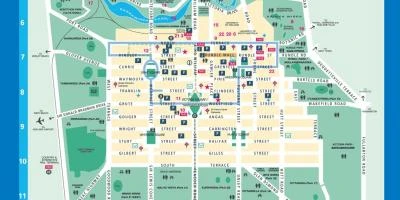 Adelaide on a map