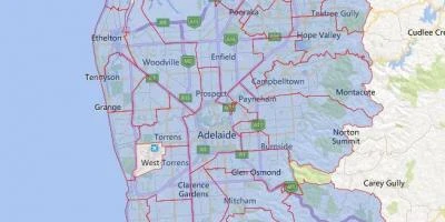 Adelaide school map