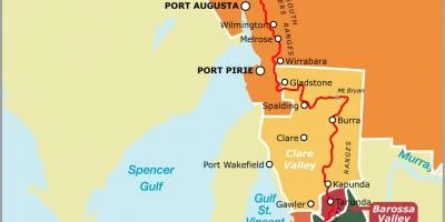 Adelaide regions map