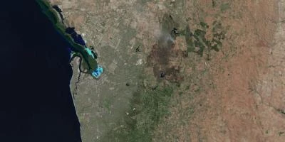 Satellite map Adelaide
