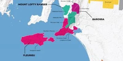 Map of Adelaide soil