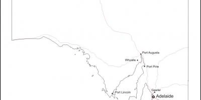 Map of Adelaide south australia