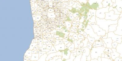 Western suburbs Adelaide map