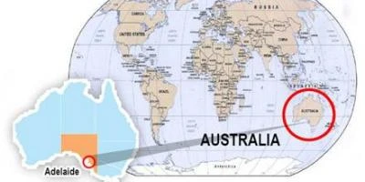 Map world Adelaide