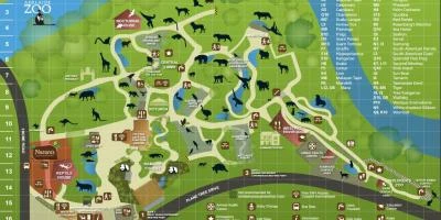 Map of Adelaide zoo
