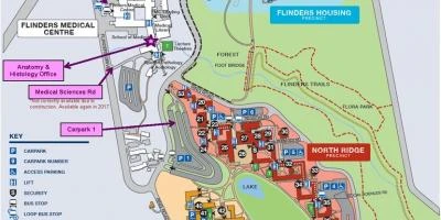 Flinders university campus map
