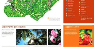 Mt Lofty botanic gardens map