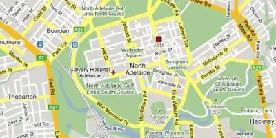 Map of north Adelaide