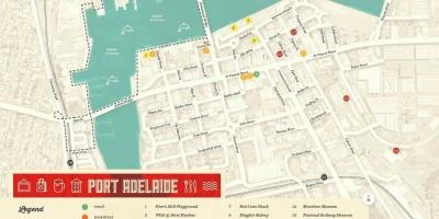 Map of port Adelaide