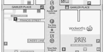 Map of rundle mall